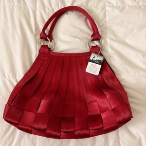 Harveys Red Woven Shoulder Bag